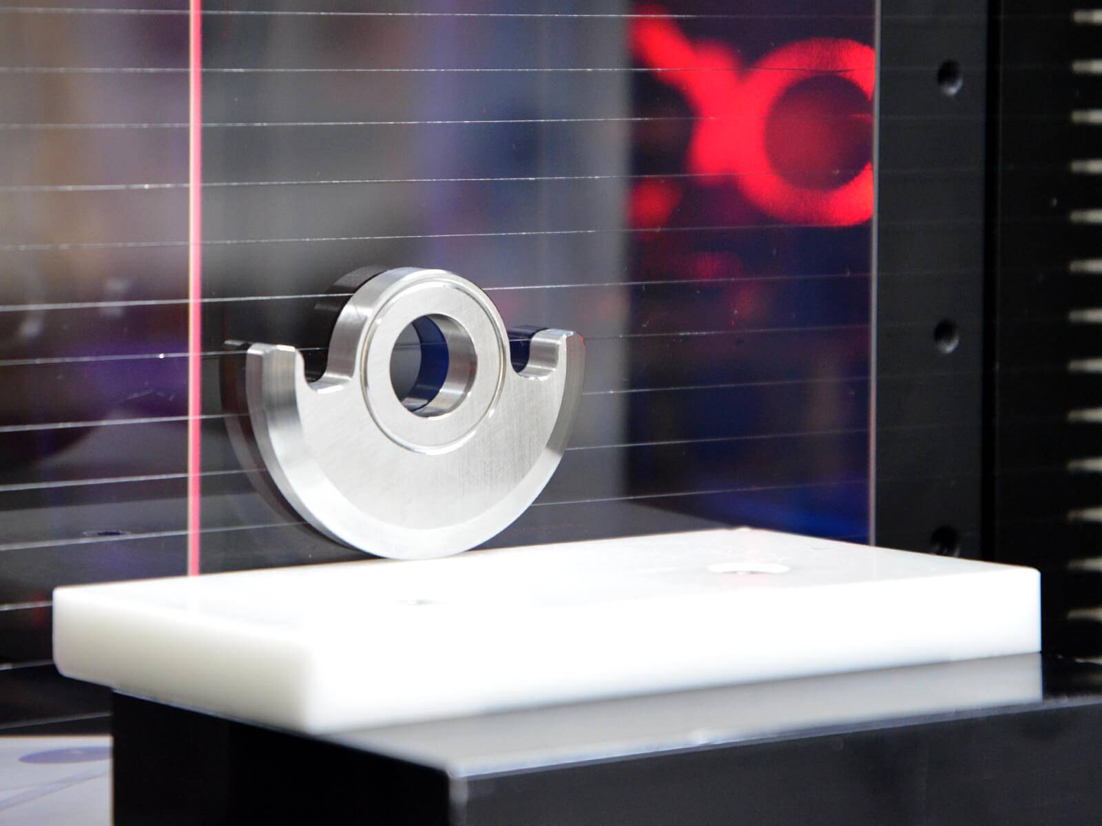 Ebenheitsmessung eines Bauteils