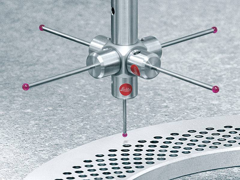 taktile Messung eines Bauteils