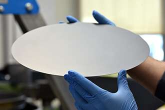 Oberfläche von einem geläppten Teil